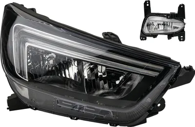 Produktbild von Scheinwerfer H7 HB3 Re. passend für Opel Mokka 07/16- m. LWR Blinker TFL + Nebel 42520537 42527650 42551993 42566561 42589989 42673059 42698952 Johns