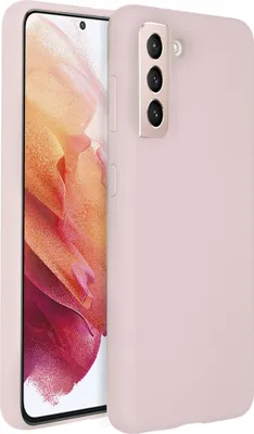 Produktbild von Accezz Liquid Silikoncase Samsung Galaxy S21 - Rosa