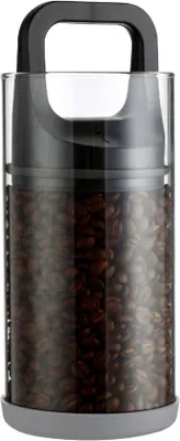 Produktbild von Hoher Kaffeebehälter mit Vakuumverschluss, luftdichter Aufbewahrungsbehälter für Kaffeekörner mit Schraubverschluss, Borosilicat-Glasbehälter für Frische (1450ml/50oz)