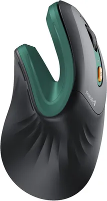 Produktbild von EM11 NL Ergonomische Vertikalmaus, Kabellose Wiederaufladbare Maus mit 3 Geräten (Bluetooth + Bluetooth + USB), für Computer, iPad, Mac, Windows