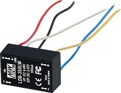 Produktbild von MEANWELL LDB-500LW, DC DC Buck Boost LED-Treiber, 2-32V:500mA Litze