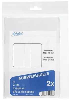 Produktbild von Ausweishülle 198x136mm 2erPack