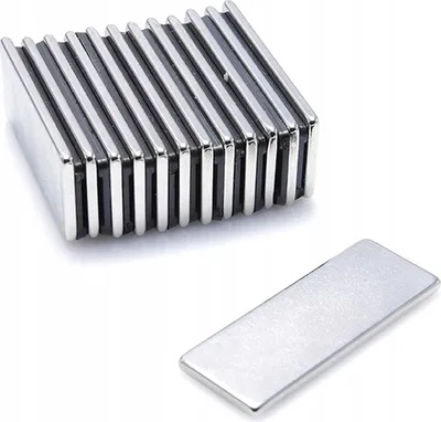 Zdjęcie produktu dla Magnes Neodymowy Płytkowy  40x15x2 mm N38 25 szt