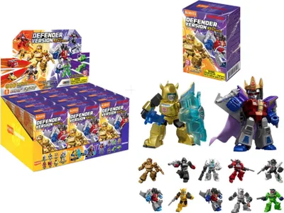 Produktbild von Dickie Blokees Transformers Defender 02 Bausatz zufällige Auswahl 1 Figur 8-24 Teile 201120007