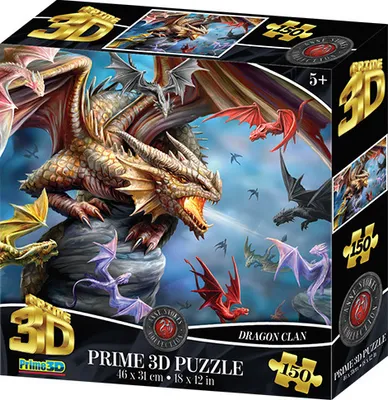 Produktbild von PRIME Drachenclan 3D Puzzle 150 Teile