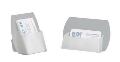 Produktbild von PP-Visitenkartenhalter für ca. 100 Karten, Transparent, Ausrichtung quer