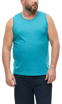 Productafbeelding van s.Oliver heren tanktop – oversized pasvorm, katoenmix, jersey, ronde hals