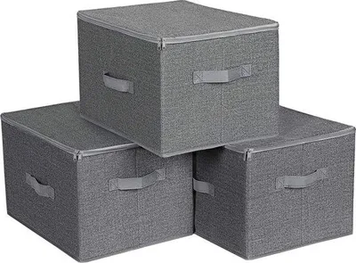 Produktbild von Famanu Aufbewahrungsboxen für unter dem Bett - faltbare Kleiderboxen
