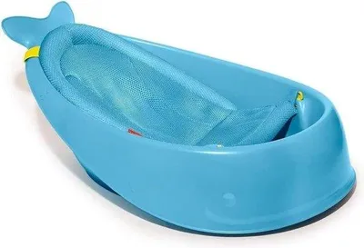 Image de Baignoire pour bébé bleue à 3 niveaux