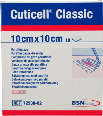 Produktbild von CUTICELL Classic Wundgaze 10x10 cm