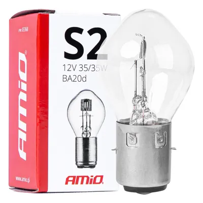 Produktbild von AMiO BA20D Halogen 12V 35W S2 Weiß [Scheinwerfer – Tagfahrlicht]
