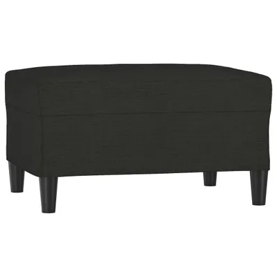 Zdjęcie produktu dla vidaXL Podnóżek czarny 70x55x41 cm tkanina