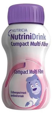 Image de Nutrinidrink Compact Multifibre Fraise 8X4X125 ml