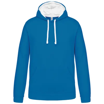 Image de Kariban Herren-kapuzensweatshirt bicolore