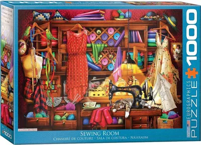 Immagine prodotto di puzzle da 1000 pezzi La meravigliosa stanza del cucito