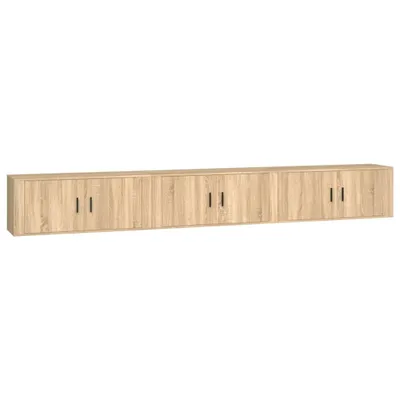 Obrázek produktu pro Nástěnné TV skříňky 3 ks dub sonoma 100 x 34,5 x 40 cm