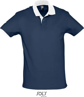 Immagine prodotto di SOLs 11369 | Polo Prince da uomo - Colore: French Navy/White - Taglia: L