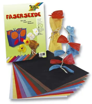 Obrázek produktu pro Folia 910409 Slaměná nit - 23 x 32 cm, 10 listů, různé barvy