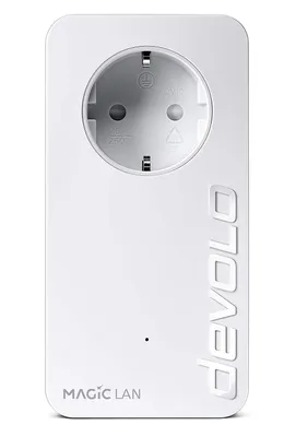 Produktbild von devolo Magic 2 – 2400 LAN Single Adapter: (RF.Version)Weltweit schnellster Powerline-Erweiterungs-Adapter für Hochgeschwindigkeits-Heimnetzwerk