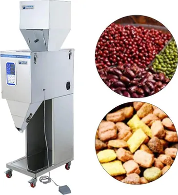 Produktbild von Automatický plnící stroj 10-999 g 220V plnící stroj na plnění prášku Práškový stojan na plnění částic Plnící stroj na balení