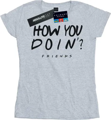 Produktbild von Friends - "How You Doin?" T-Shirt für Damen BI48091 (L) (Grau)