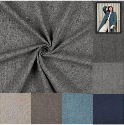 Produktbild von Outdoorstoff melliert 0,5 m wasserabweisend Polyester gummiert Funktionsstoff