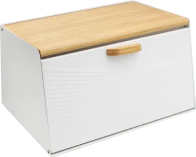 Produktbild von Brunbeste Brotdose – Frischhaltebox – Bambus/Edelstahl – Weiß