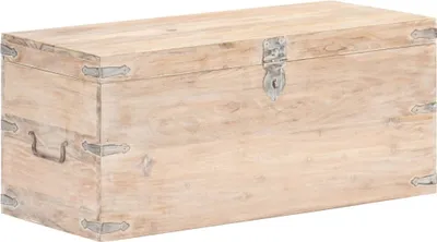 Obrázek produktu pro The Living Store Truhe 90x40x40 cm Akazie Massivholz