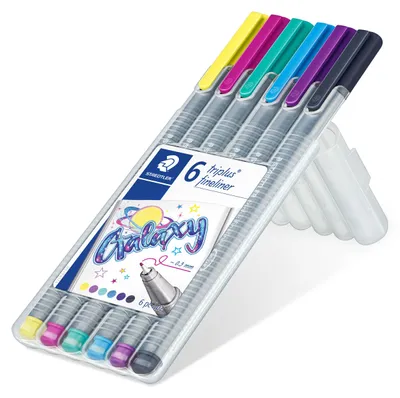 Image de STAEDTLER® 334SB6CS11 Fineliner triplus galaxy, lot de 6