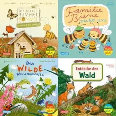 Produktbild von Maxi-Pixi-4er-Set 111: Meine Natur-Bilderbücher (4x1 Exemplar)