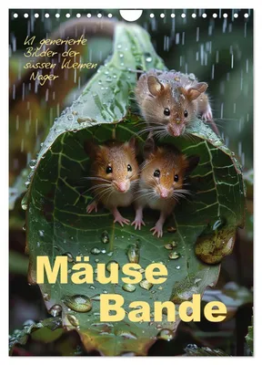 Produktbild von Mäusebande (Wandkalender 2027 DIN A4 hoch), CALVENDO Monatskalender
