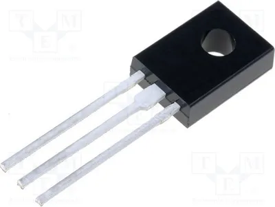 Produktbild von 5x Transistor: PNP 40W 4A bipolar 45V Darlington  TO126 BD676 PNP Darlington THT-T