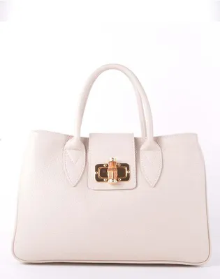 Immagine prodotto di Borsa a mano in pelle Giuliano, modello Lylou, da donna, prodotta in Italia, color beige