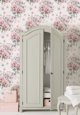 Produktbild von Coloray Fototapete 312x219 cm Latextapete Magicstick - Zarte minimalistische Blumen mit floralen Blumen
