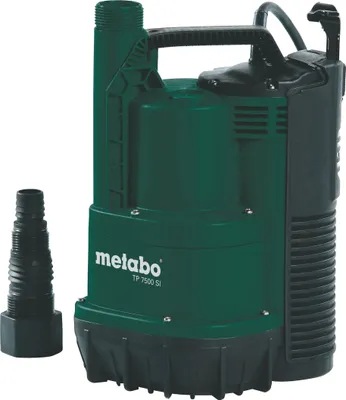 Image de Metabo Pompe immergée pour eau claire TP 7500 SI à aspiration plate 300 watts