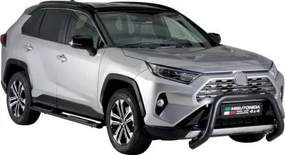 Zdjęcie produktu dla Listwa ochronna przedniego zderzaka do Toyota RAV4 XA50 2019-2025 Hybrid ø76 czarna