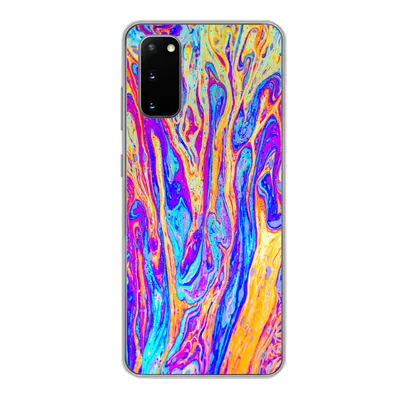 Produktbild von MuchoWow® Handyhülle Schutzhülle Hülle für Samsung Galaxy S20 Kunst - Farben - Psychedelisch Silikon Softcase Handy Hülle - Bild