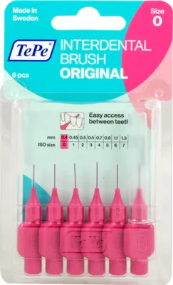 Produktbild von TePe ID Bürste Pink 0,4mm, 5 St. Interdentalbürsten