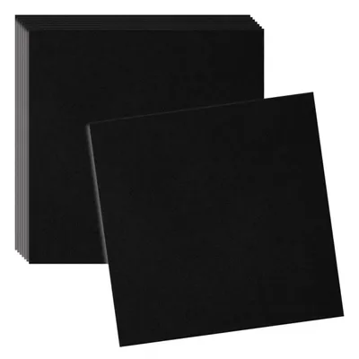 Produktbild von Verdico | 3D Deckenpaneele Polystyrol Schwarz | Deckenverkleidung | Dekorative Paneele Für Wohnzimmer, Schlafzimmer | 50 x 50 cm | 8 Stück