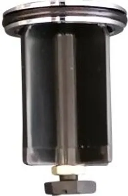 A close-up studio shot of a plumbing component.