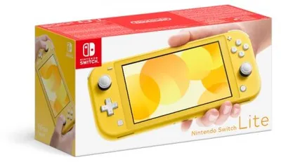 Zdjęcie produktu dla Nintendo Switch Lite, Nintendo Switch, NVIDIA Custom Tegra, 768 MHz, 4096 MB, Żółty, Analogowa/Cyfrowa