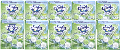 Produktbild von WC Frisch Kraft-Aktiv 10er Pack Pro Nature Minze WC-Reiniger 10x1 Stück