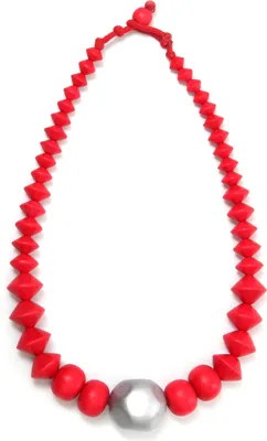 Produktbild von Kurze Kette Kara mit Holzperlen von collezione alessandro