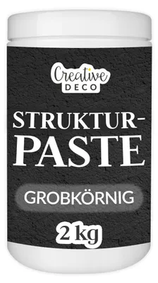 Productafbeelding van Creative Deco Grofkorrelige Structuurpasta 2 kg, Zwart