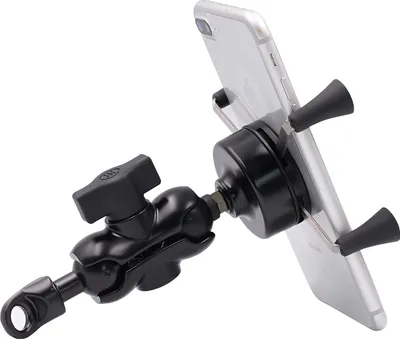 Imagen del producto de Soporte para teléfono móvil para motocicletas, modificación, accesorios para bicicletas eléctricas, base de aleación de aluminio, tipo espejo