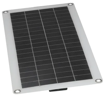 Obrázok produktu pre Polykryštalické Solárne Panely - 20W 18V Solárne Panely - Ochrana obvodu - 46 x 22 x 3 cm - Solárne panely - Nabíjací set - Vhodné pre energetické op...