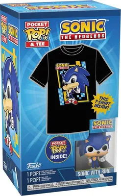 Image de Funko pocket POP & Tee : Sonic (taille L)