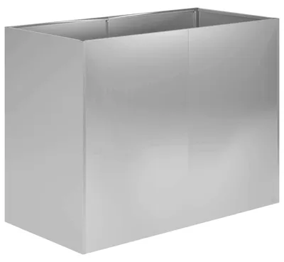 Obrázek produktu pro vidaXL Venkovní květináč, stříbrný, 80 x 40 x 60 cm, pozinkovaná ocel