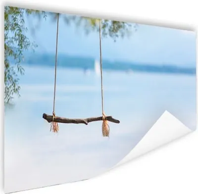 Produktbild von MuchoWow® Poster Strandschaukel Caraiben 120x80 cm - Bilder