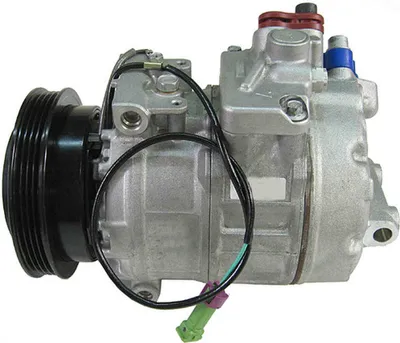 Produktbild von Klimakompressor 12 V Ø 120 mm MAHLE passend für u.a. AUDI A6